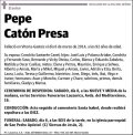 CATON PRESA,PEPE