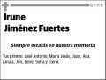 JIMENEZ FUERTES,IRUNE