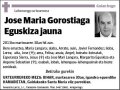 GOROSTIAGA EGUSKIZA,JOSE MARIA