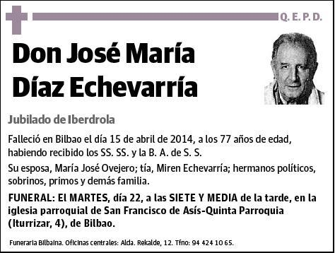 DIAZ ECHEVARRIA,JOSE MARIA