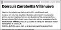 ZARRABEITIA VILLANUEVA,LUIS ALBERTO