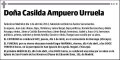 AMPUERO URRUELA,CASILDA