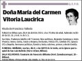 VITORIA LAUCIRICA,MARIA DEL CARMEN