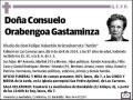 ORABENGOA GASTAMINZA,CONSUELO