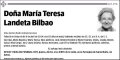 LANDETA BILBAO,MARIA TERESA
