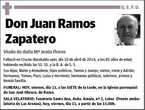 RAMOS ZAPATERO,JUAN