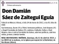 SAEZ DE ZAITEGUI EGUIA,DAMIAN