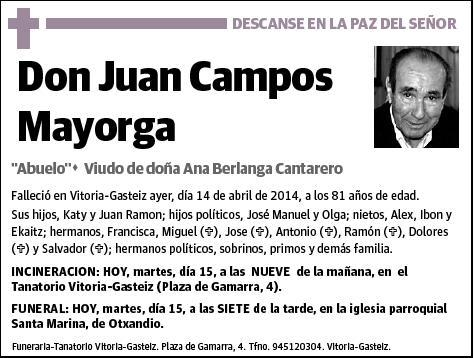 CAMPOS MAYORGA,JUAN