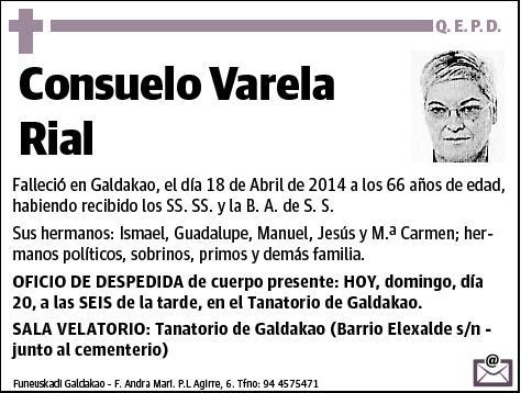 VARELA RIAL,CONSUELO