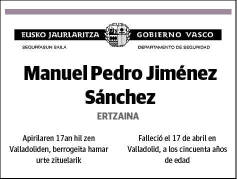 JIMENEZ SANCHEZ,PEDRO