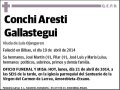 ARESTI GALLASTEGUI,CONCHI