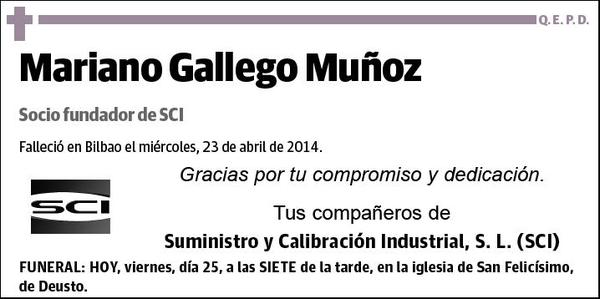 GALLEGO MUÑOZ,MARIANO