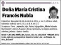 FRANCES NUBLA,MARIA CRISTINA