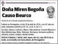 CAUSO BEURCO,MIREN BEGOÑA