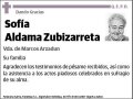 ALDAMA ZUBIZARRETA,SOFIA