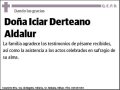 DERTEANO ALDALUR,ICIAR