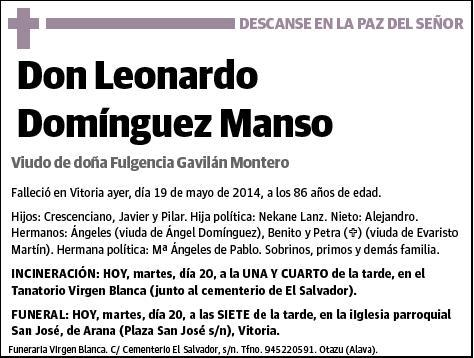 DOMINGUEZ MANSO,LEONARDO