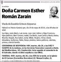 ROMAN ZARAIN,CARMEN ESTHER