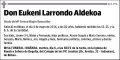 LARRONDO ALDEKOA,EUKENI