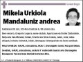URKIOLA MANDALUNIZ,MIKAELA