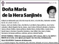 DE LA HERA SANJINES,MARIA