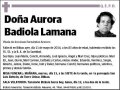 BADIOLA LAMANA,AURORA