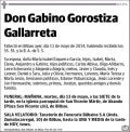 GOROSTIZA GALLARRETA,GABINO