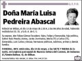 PEDREIRA ABASCAL,MARIA LUISA