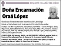 ORAA LOPEZ,ENCARNACION