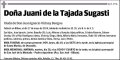 DE LA TAJADA SUGASTI,JUANI