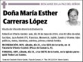 CARRERAS LOPEZ,MARIA ESTHER