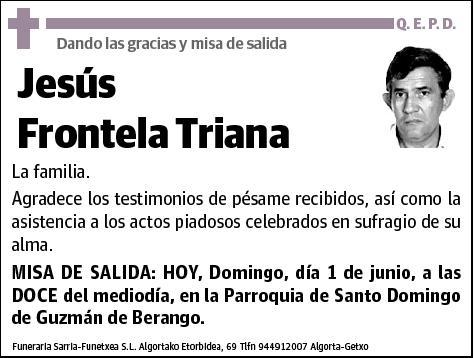 FRONTELA TRIANA,JESUS