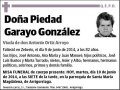 GARAYO GONZALEZ,PIEDAD