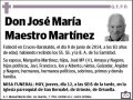 MAESTRO MARTINEZ,JOSE MARIA