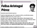 ARISTEGUI PEREZ,FELISA