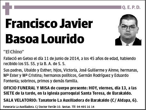BASOA LOURIDO,FRANCISCO JAVIER