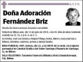 FERNANDEZ BRIZ,ADORACION