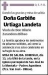 URTIAGA LANDETA,GARBIÑE