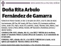 ARBULO FERNANDEZ DE GAMARRA,RITA