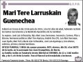 LARRUSKAIN GUENECHEA,MARI TERE