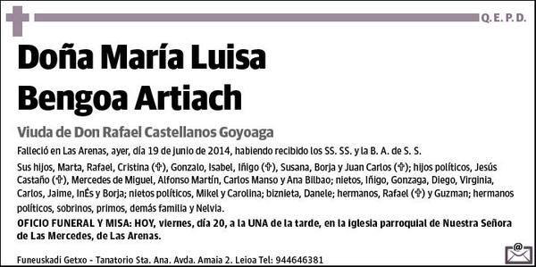 BENGOA ARTIACH,MARIA LUISA