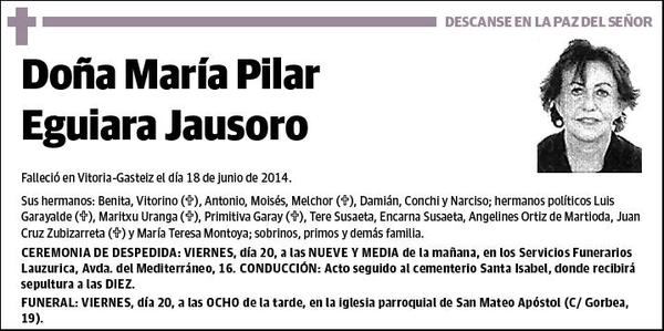 EGUIARA JAUSORO,MARIA PILAR
