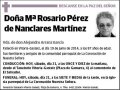 PEREZ DE NANCLARES MARTINEZ,Mª ROSARIO