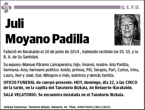 MOYANO PADILLA,JULI