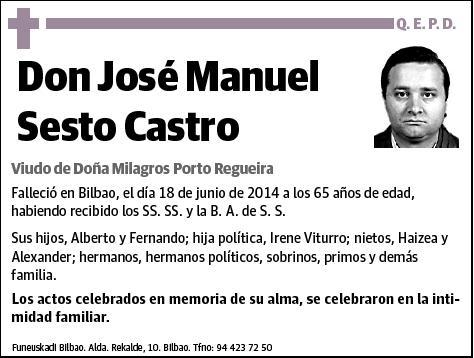 SESTO CASTRO,JOSE MANUEL