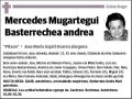 MUGARTEGUI BASTERRECHEA,MERCEDES