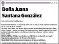 SANTANA GONZALEZ,JUANA