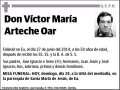 ARTECHE OAR,VICTOR MARIA