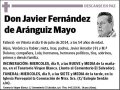 FERNANDEZ DE ARANGUIZ MAYO,JAVIER