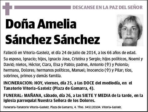 SANCHEZ SANCHEZ,AMELIA